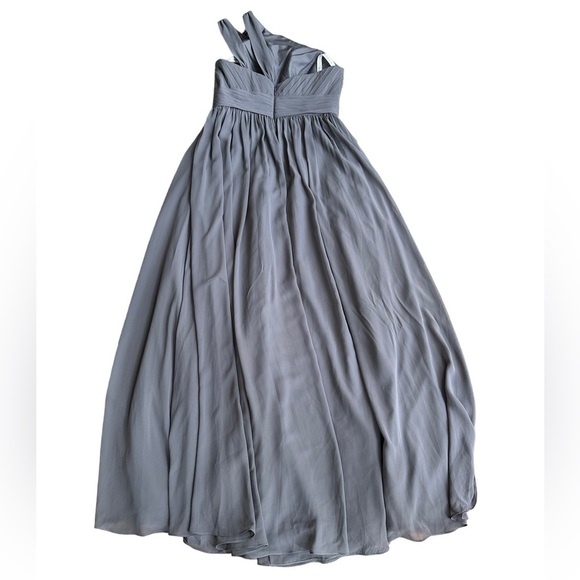 Azazie Womens Molly in‎ Steel Grey Bridesmaid/ Evening Dress Size:10 AZ1542918 - Picture 12 of 13
